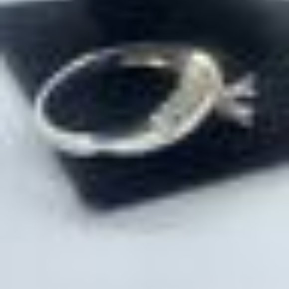 14k White Gold Diamond Bridal Set ****NO CENTER STONE*** Size 7 - Picture 6 of 10